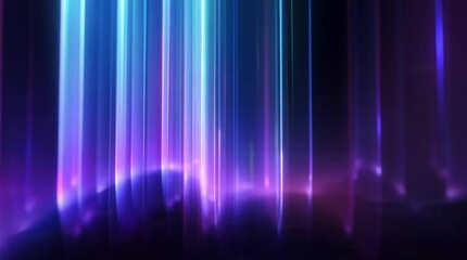 A futuristic abstract gradient background design in a seamless loop, featuring vibrant lights and flowing lines. - Powered by Adobe