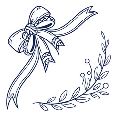 Adorable Elegant Ribbon Frame Designs