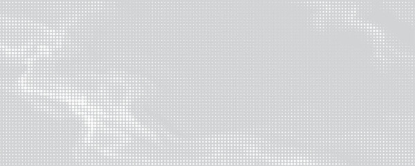 Dotted halftone waves. Abstract liquid shapes, wave effect dotted gradient texture waves isolated vector symbols set. Halftone graphic dots waves. Wave dotted halftone