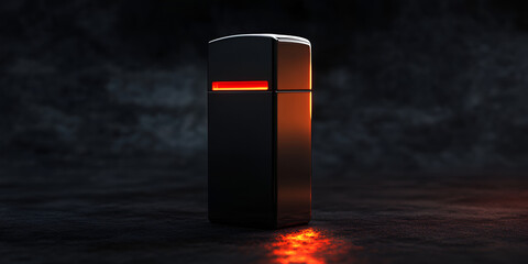 Luxury Electronic Lighter with Sleek Digital Ignition Display and Modern Portable Design