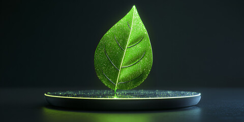 Environmental Sensor with Digital Leaf Display