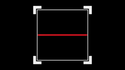 QR Code Scanning Animation | Alpha Loop - Powered by Adobe