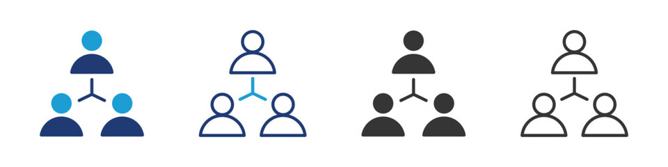 Belonging icon set collection multi-style.