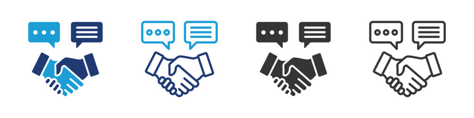 Engagement icon set collection multi-style.