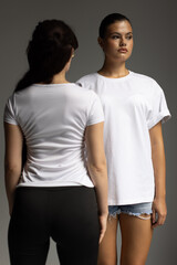 Clothing Detail Focus, Closeup Of Shirt Fabric Texture, Detailed Shot Emphasizing Shirt Fit And Stitching