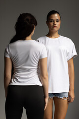 Clothing Detail Focus, Closeup Of Shirt Fabric Texture, Detailed Shot Emphasizing Shirt Fit And Stitching