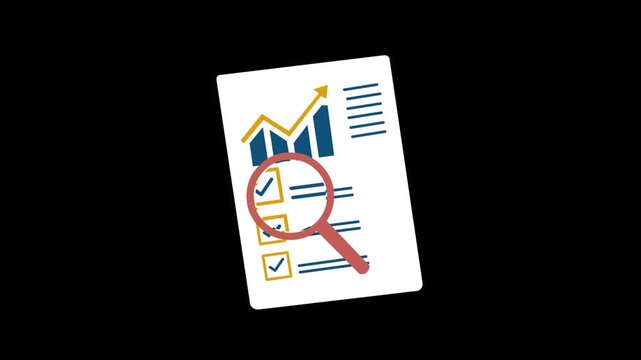 Audit report or research of sales On Alpha Channel 