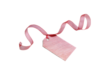 heart shaped tag with string