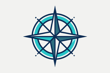 compass rose navigation symbol icon © maidulislam25