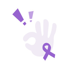 world cancer day. cancer awareness ribbon on modern abstract geometric background. International Day February 4