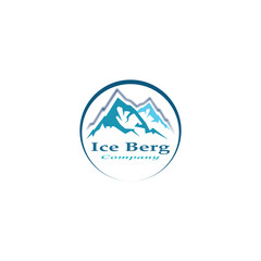 ice berg logo simple