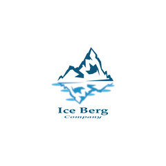 ice berg logo simple