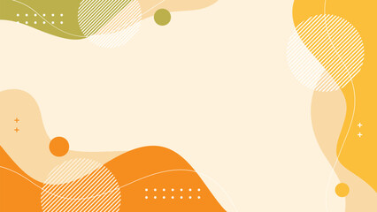 Abstract organic wave background with geometric shapes in pastel colors, modern minimalist wallpaper, suitable for banner templates, business ads, covers, websites, pages and more