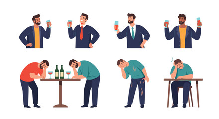 Technical sketches of long-sleeved button-up shirts for men and women showing front side and back views for fashion manufacturing.