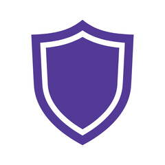 Purple Shield Icon
