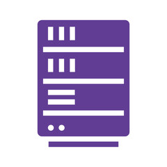 Server Icon Vector Graphic