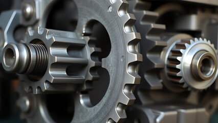 solenoid. Mechanical gears failing to engage, stopped metallic mechanism. public awareness campaigns, NGO reports, designed for public awareness campaigns and NGO communications, used by professors.