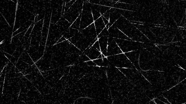 grunge and dust particles with scratches animation for overlay and horror titles and logo background 4k footage, dust particles animation