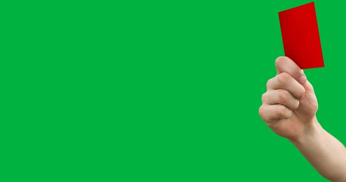red black hand referee backgroud