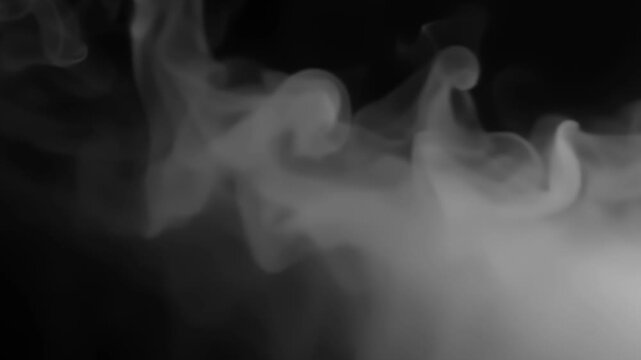 Smoke on black background ofr fire animation and action titles and logo background 4k footage, titles, intro, logo stings, animations video fog