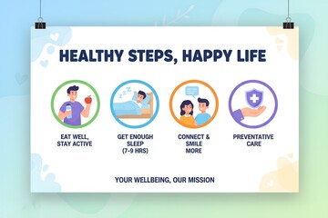 Healthy Steps, Happy Life | Preventive Care & Wellness Awareness Campaign