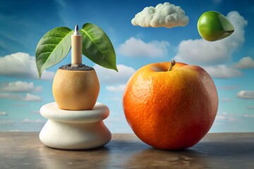 Choosing Healthy Life Over Smoking Concept