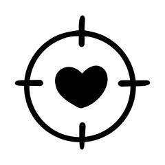 target hand drawn icon