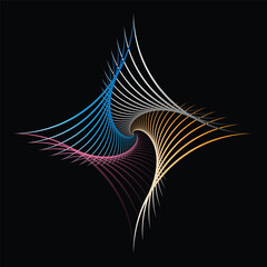 black and white fractal