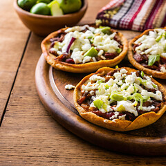 Traditional Mexican Tostadas for Culinary Branding and Food Marketing