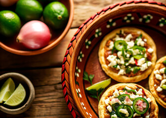 Fresh Mexican Tostadas for Restaurant Branding and Creative Food Marketing