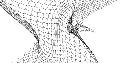 Mesh texture for fishing nets. Grunge pattern for sportswear or soccer goal, volleyball net, basketball hoop, hockey, eps10 © vitrotul