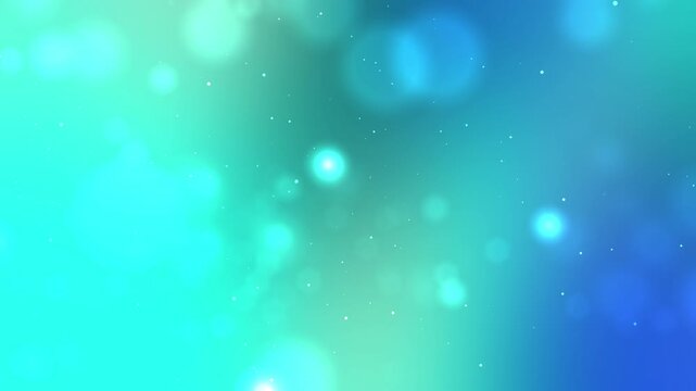 Aqua Blue Bokeh Gradient Background for Fresh Digital Branding and Creative Layout Design