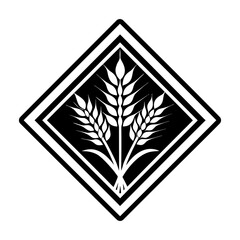 Glyph Style Wheat Symbols 
