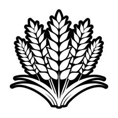 Glyph Style Wheat Symbols 
