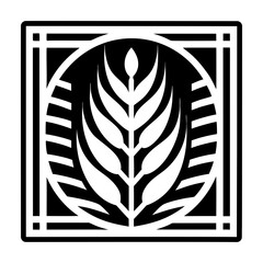 Glyph Style Wheat Symbols 
