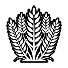 Glyph Style Wheat Symbols 
