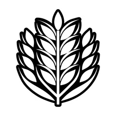 Glyph Style Wheat Symbols 
