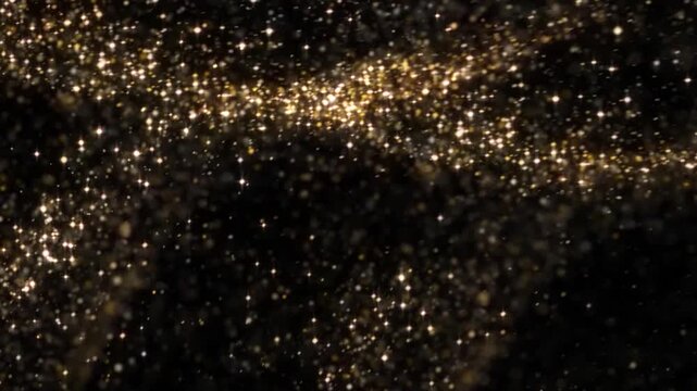 Futuristic Digital Particle Sparks Explosion Flow Glitter Magic Glow Title Or Logo Reveal Background Animation