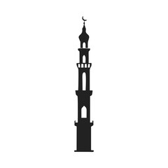 silhouette of the mosque dome