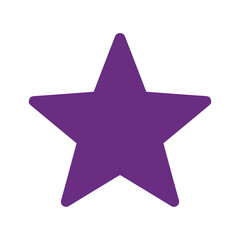 Obraz premium Purple Star Icon
