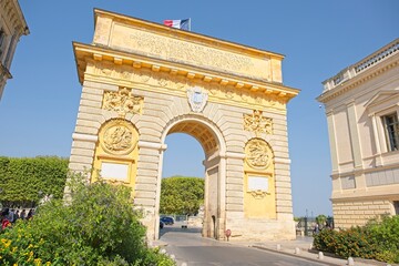 Fototapeta premium Montpellier, a beautiful city in southern France