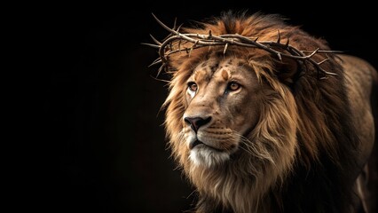 Fototapeta premium portrait of a lion