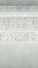 Abstract Grid Pattern of Small Dots and Lines