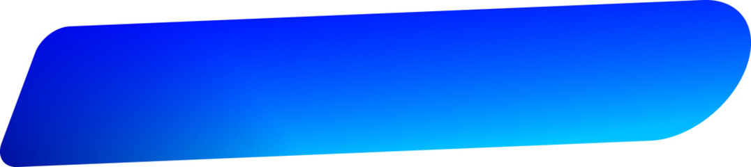 Gradient Blue Rounded Rectangle on Black Background