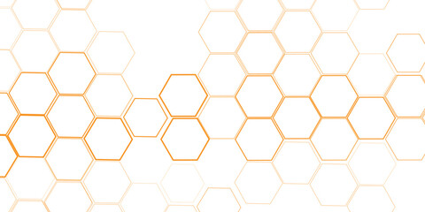 Bee Honeycomb Hexagonal Pattern Background. A group of hexagons arranged neatly in rows, creating a sense of geometric elegance. ideal for abstract designs, wallpapers, posters, banners,  Background.