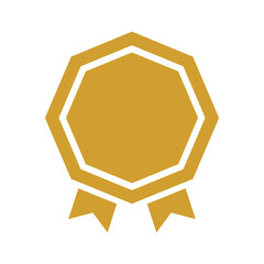 Golden Badge Icon