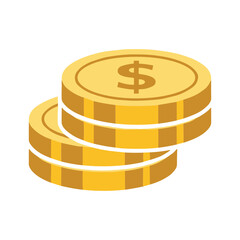Gold Coins Illustration