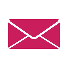 Pink Envelope Icon