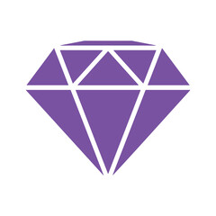 Purple Diamond Icon
