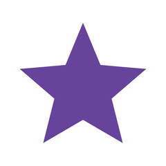 Purple Star Vector Illustration